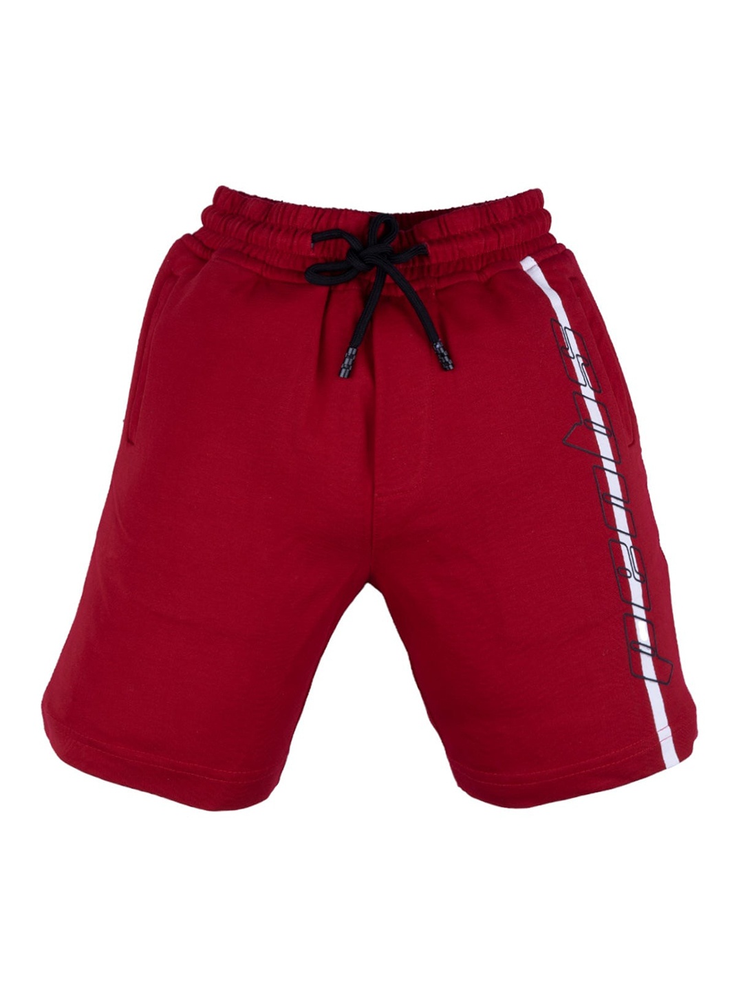 

Status Quo Boys Red High-Rise Shorts