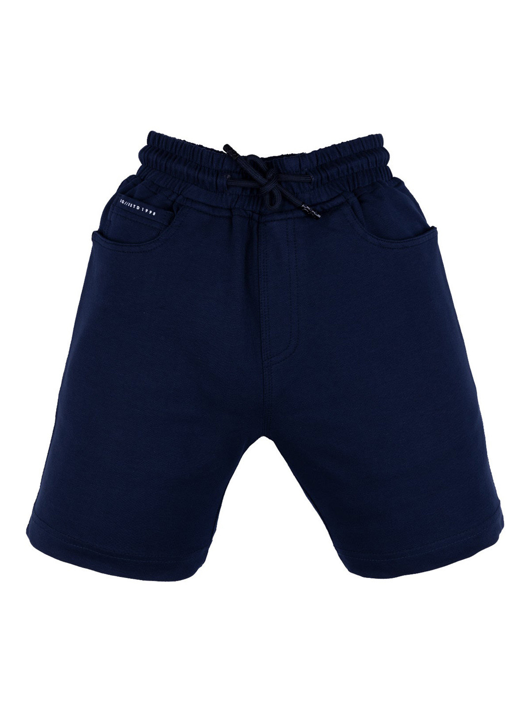 

Status Quo Boys Navy Blue High-Rise Shorts