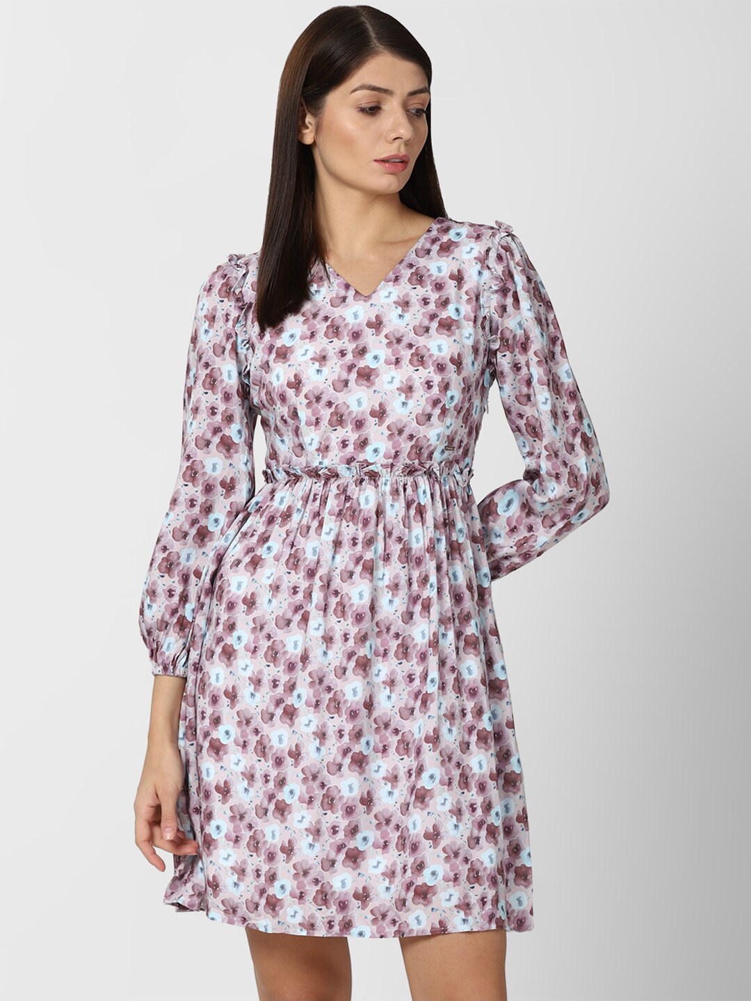 

Van Heusen Woman Purple Floral Dress