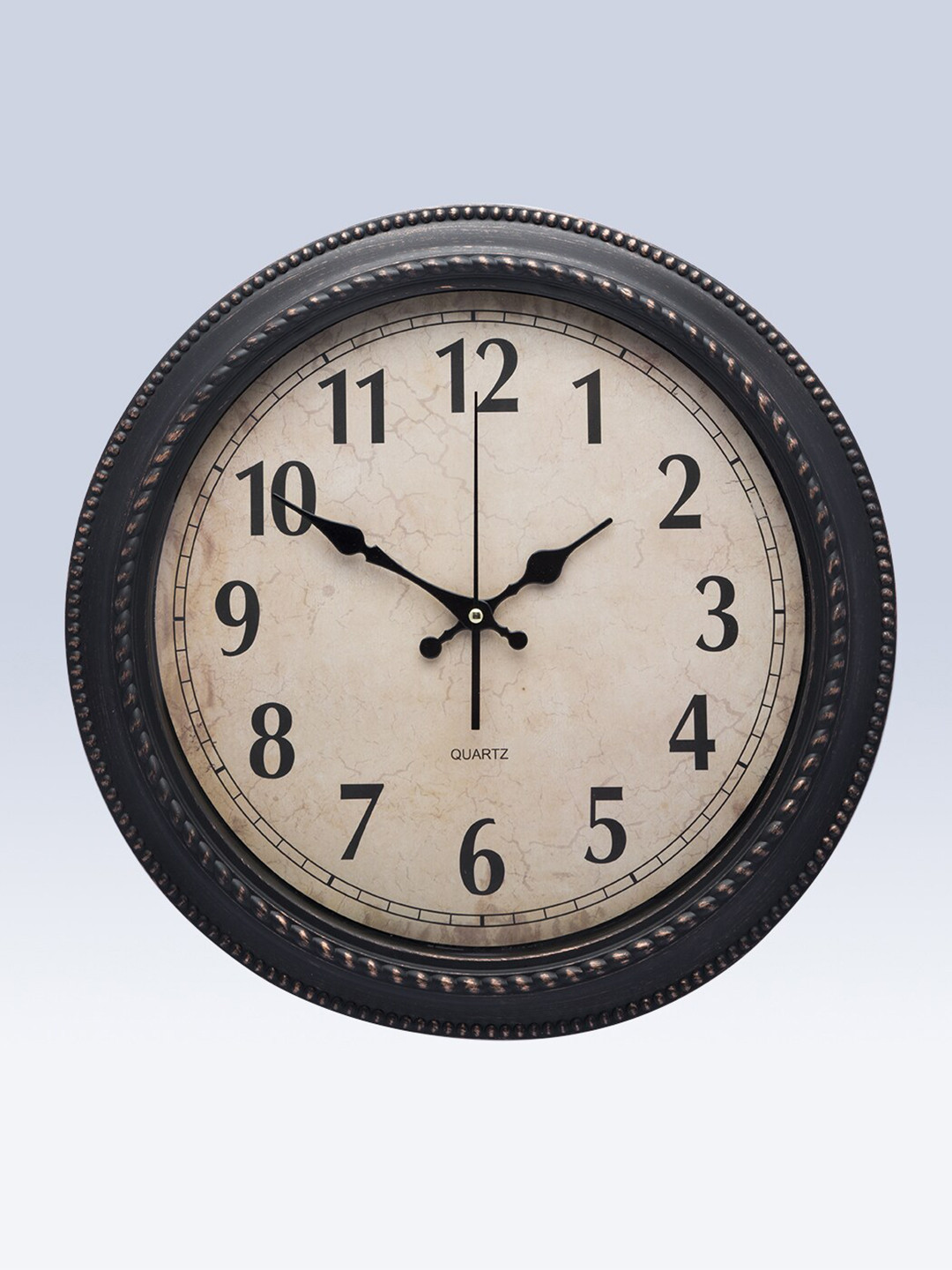 

MARKET99 Brown & Black Contemporary Wall Clock
