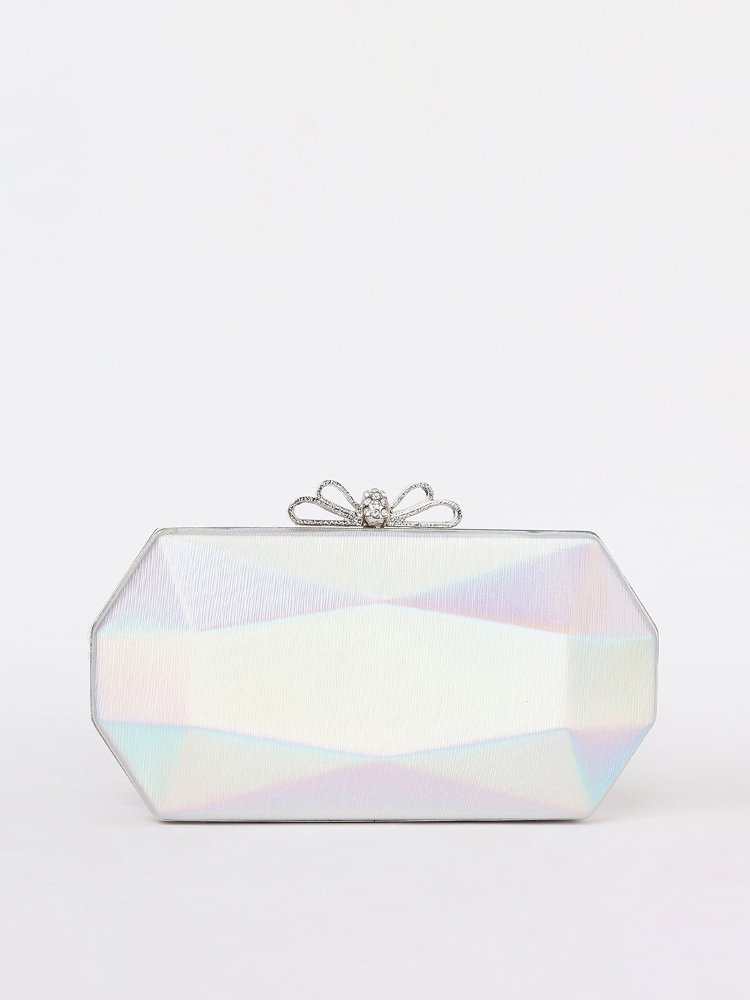 

CODE by Lifestyle Silver-Toned Box Clutch