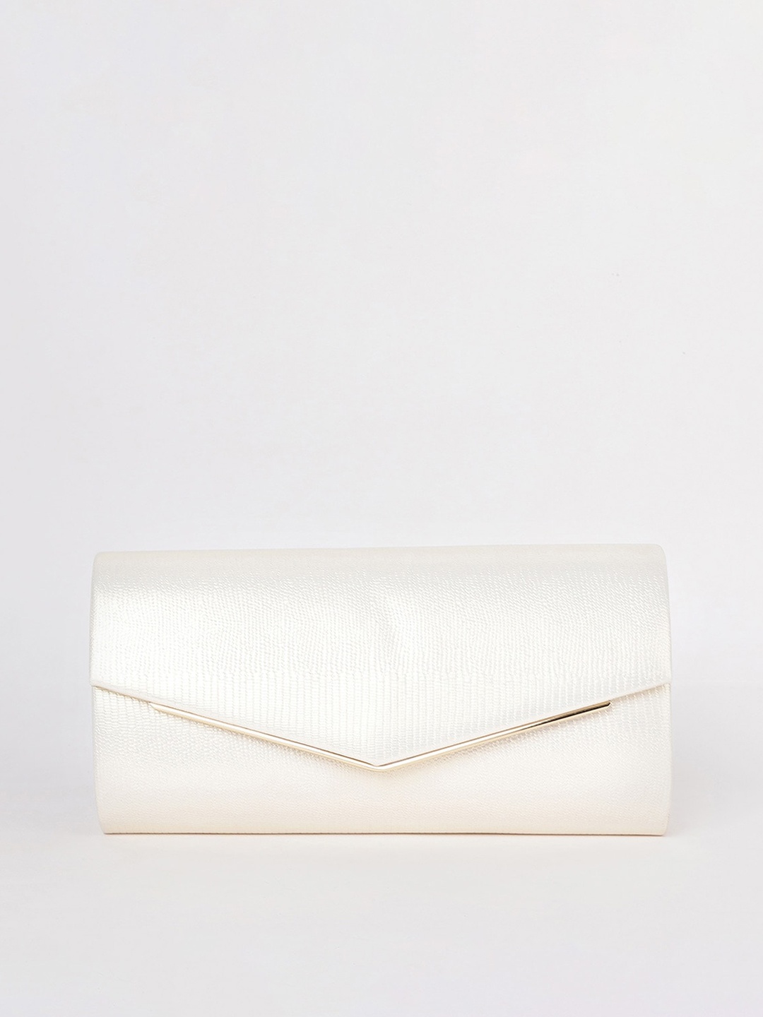 

CODE by Lifestyle Beige Textured Envelope Clutch