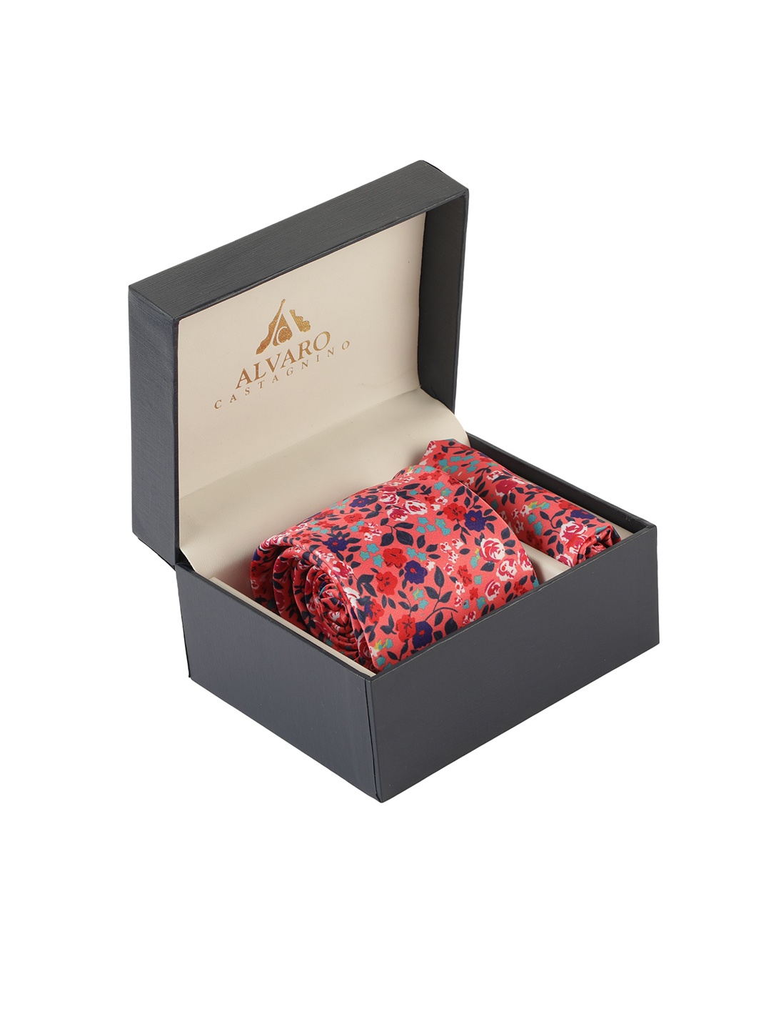 

Alvaro Castagnino Men Pink & Blue Printed Accessory Gift Set