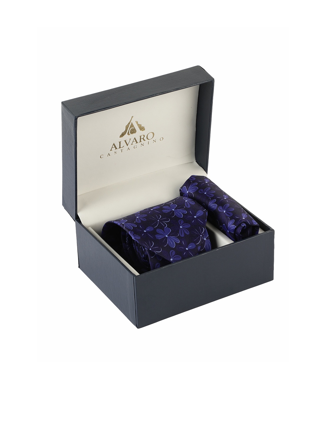 

Alvaro Castagnino Men Blue Printed Accessory Gift Set