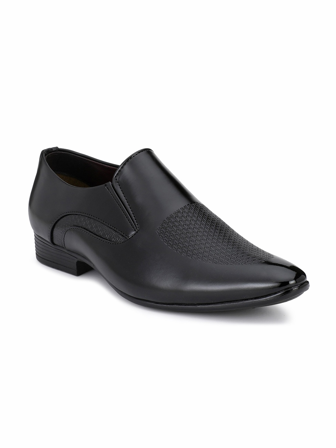 

Ferraiolo Men Black Solid Formal Shoes