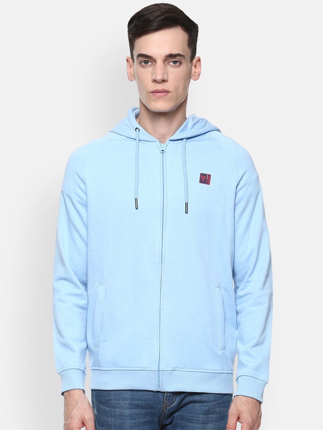 

Van Heusen Sport Men Blue Hooded Sweatshirt