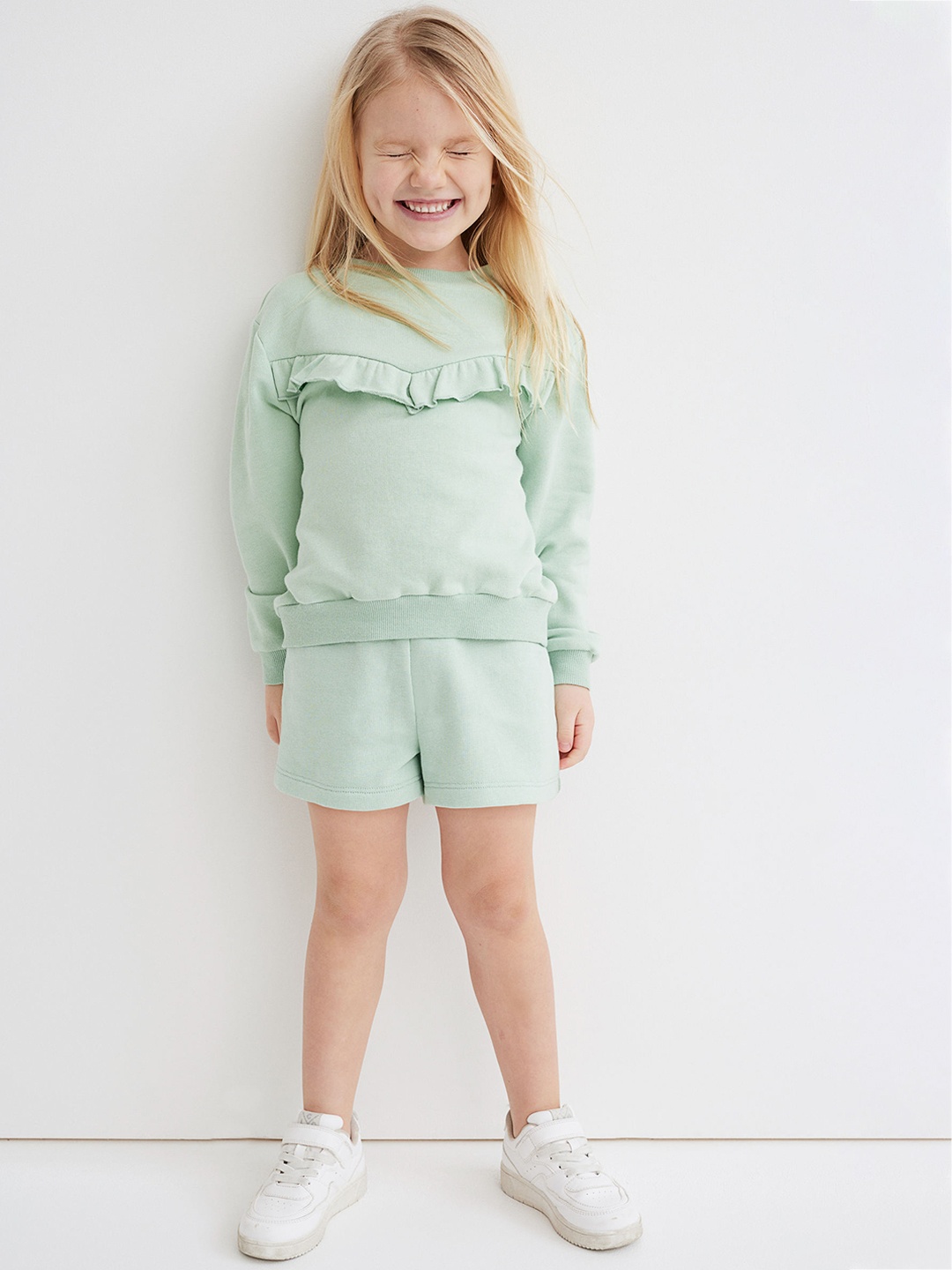 

H&M Girls Green 2-Piece Sweatshirt Set