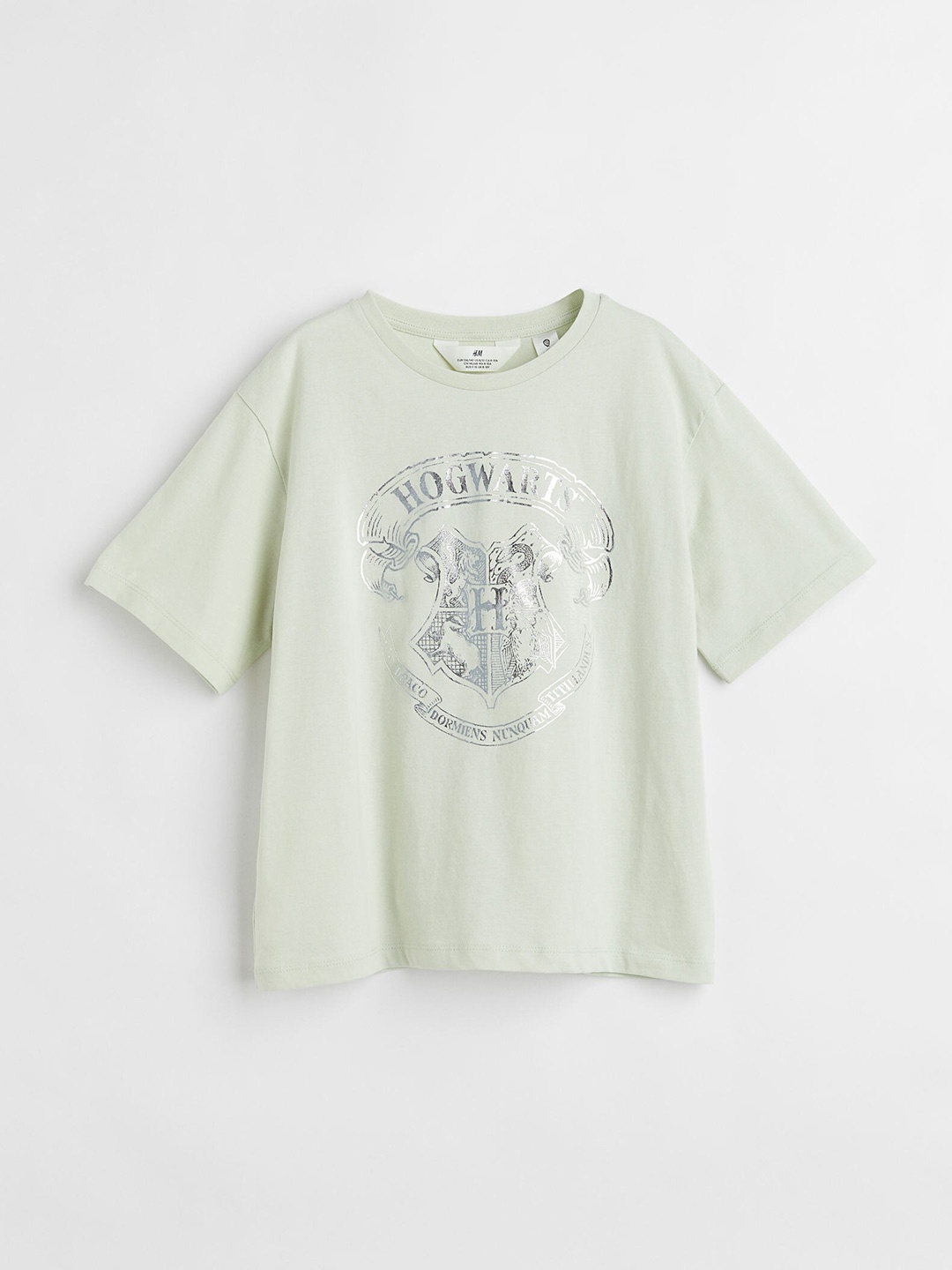 

H&M Girls Green Printed T-shirt