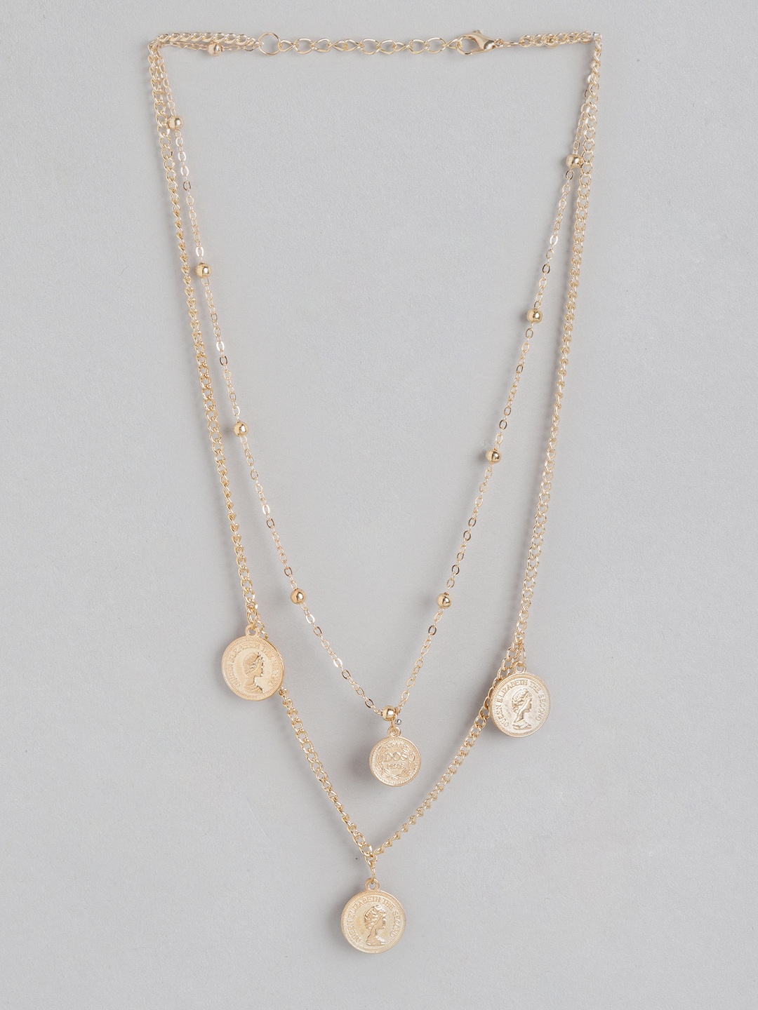 

Jewels Galaxy Women Gold-Plated Layered Necklace