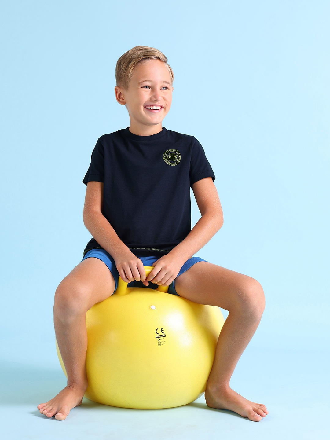 

U.S. Polo Assn. Kids Boys Blue T-shirt