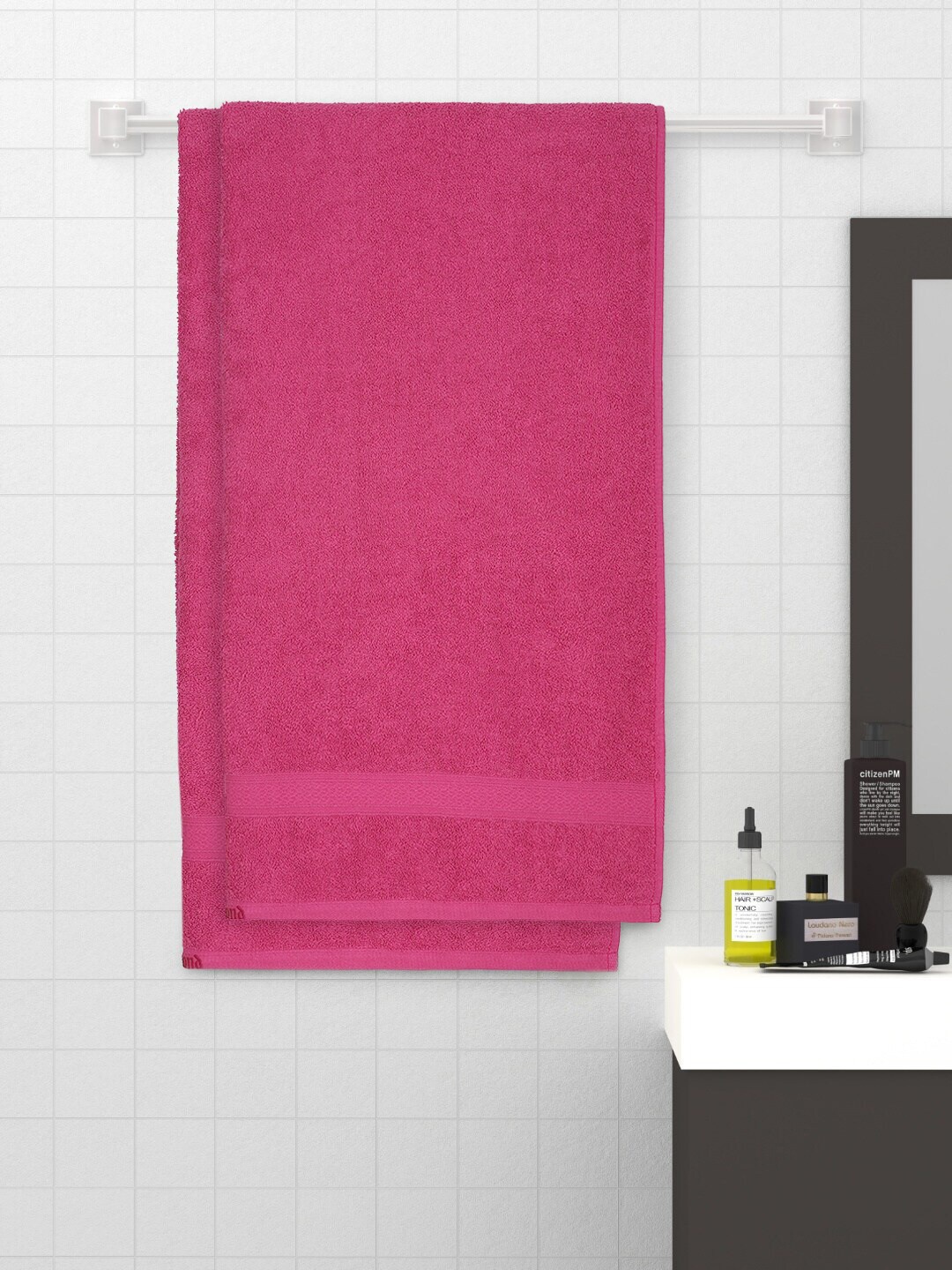 

Raymond Home Set of 2 Purple 450 GSM Cotton Bath Towel