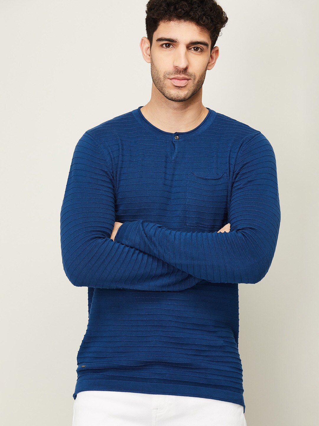 

Forca by Lifestyle Men Blue Cotton Sweatshirt