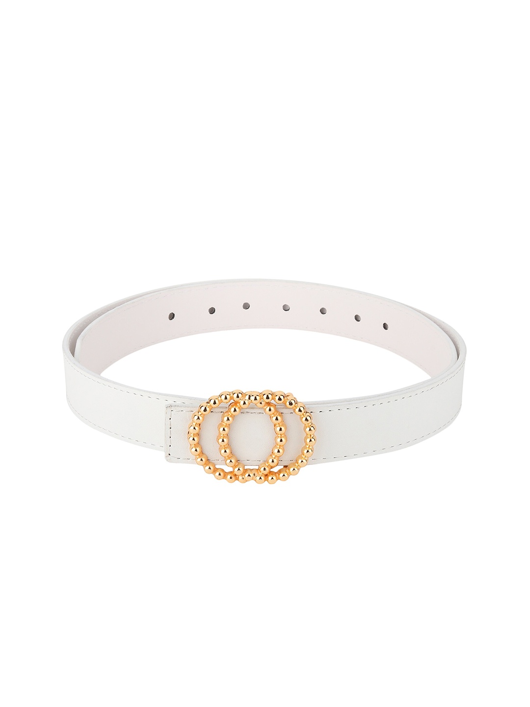

Kastner Women White & Gold Casual and Stylish Belt