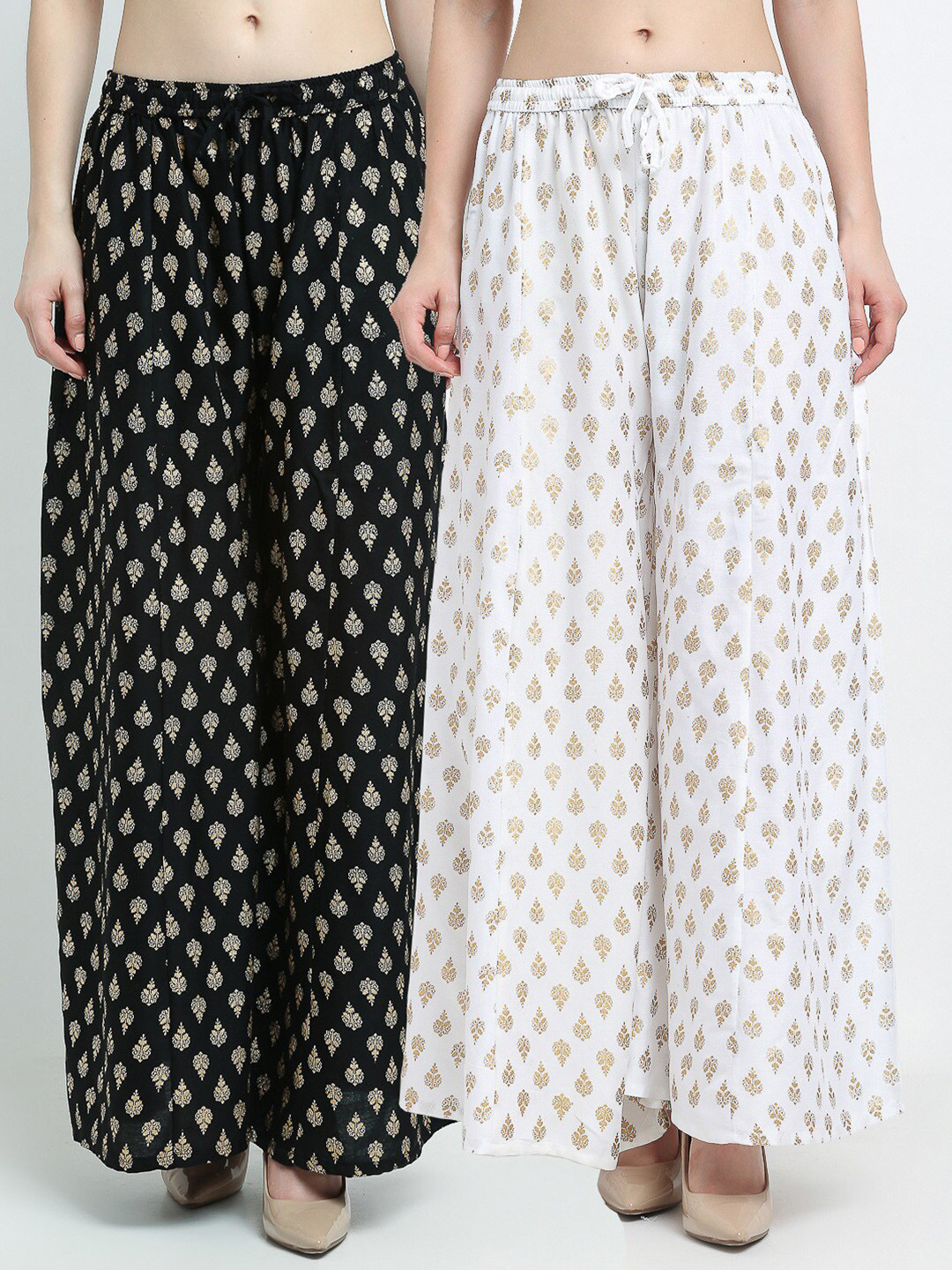 

Jinfo Women Black Palazzos