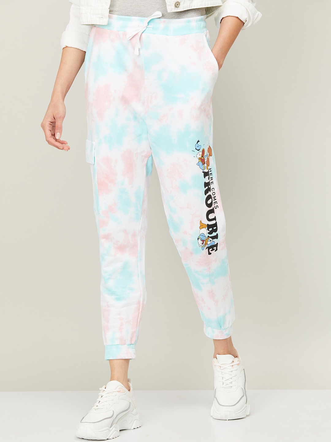 

Ginger by Lifestyle Women Multi Printed High-Rise Joggers