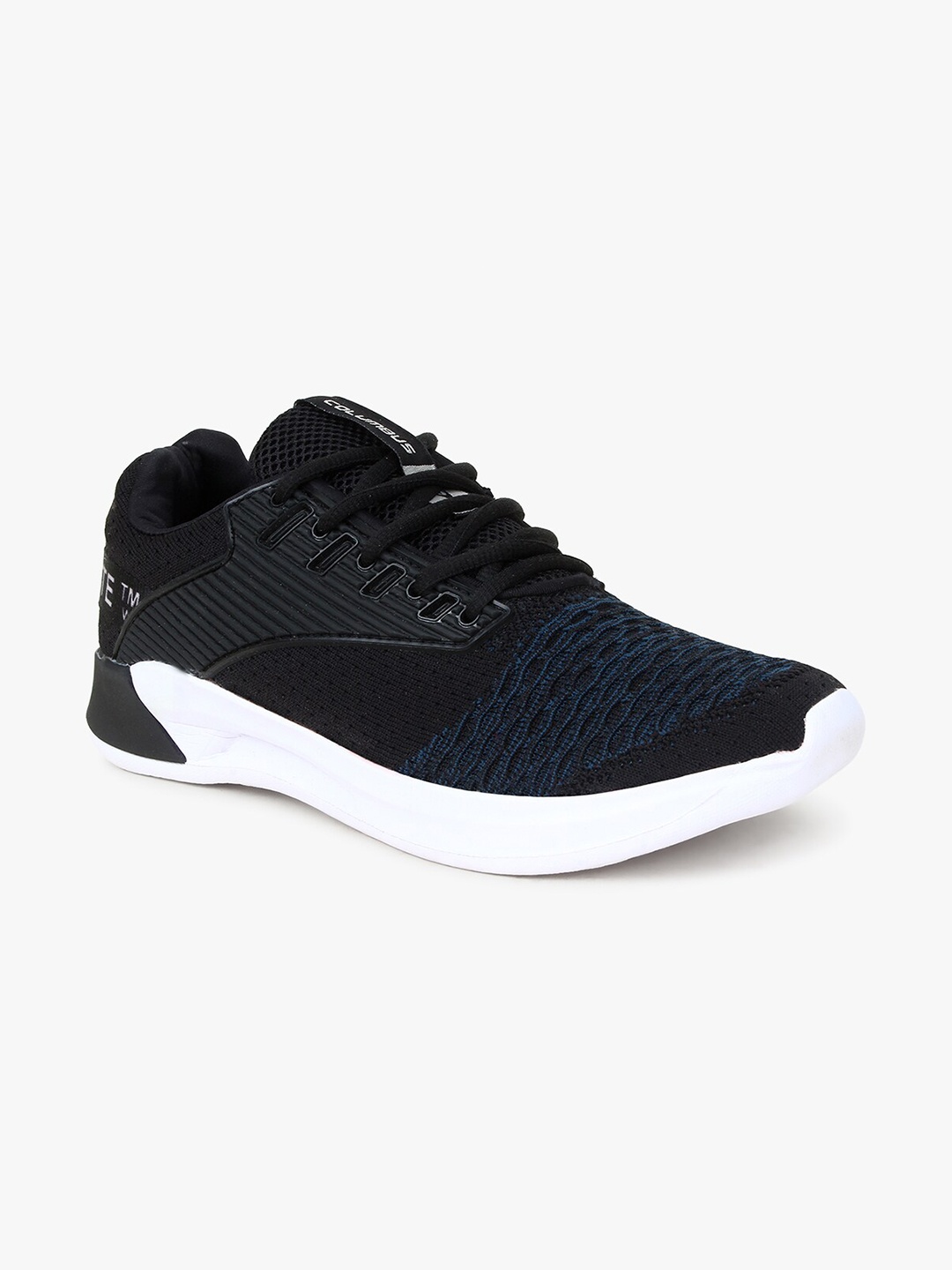 

Columbus Men Black Mesh Running Non-Marking Shoes
