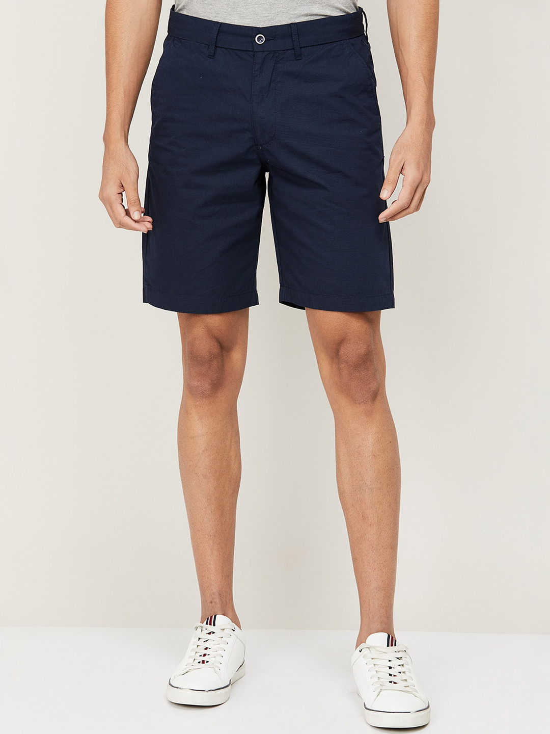 

CODE by Lifestyle Men Blue High-Rise Cotton Shorts