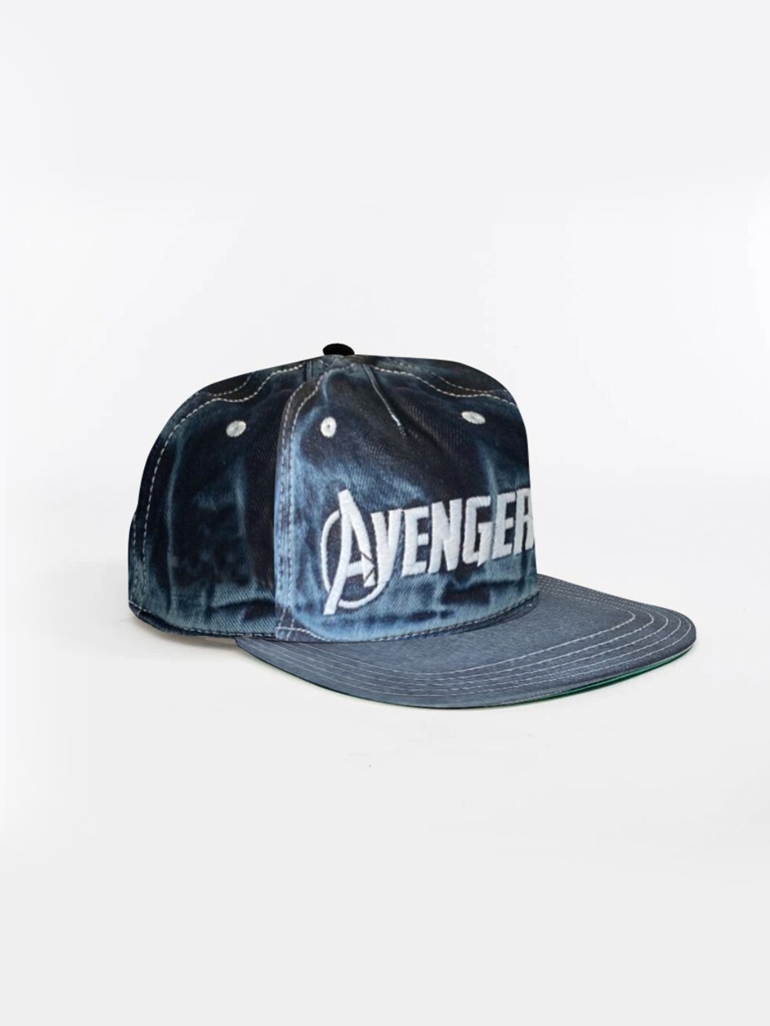 

BONKIDS Boys Blue & White Avengers Embroidered Snapback Cap