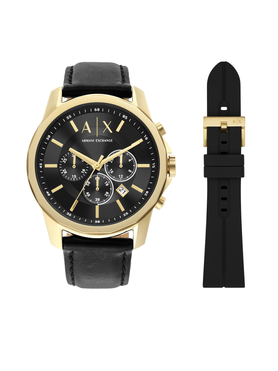 

Armani Exchange Men Black Dial & Leather Straps Analogue Watch