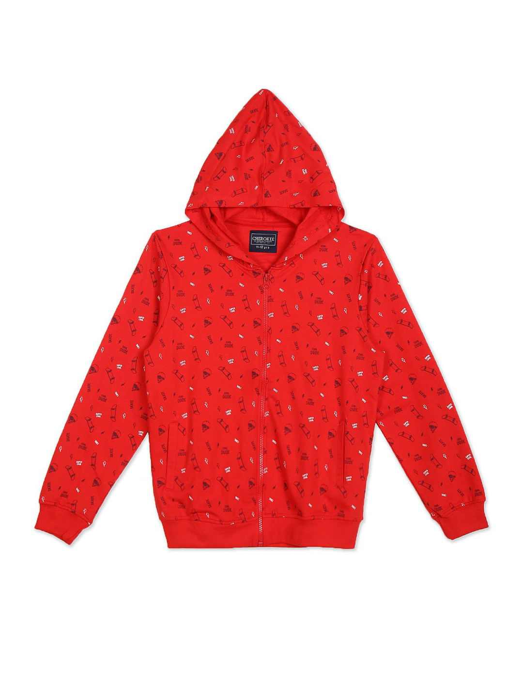 

Cherokee Boys Red Printed Sweatshirt