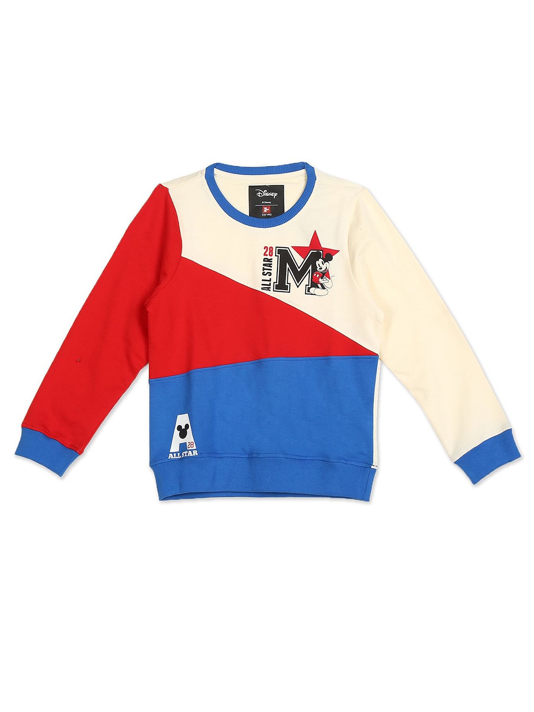 

Colt Boys Off White Colourblocked Sweatshirt