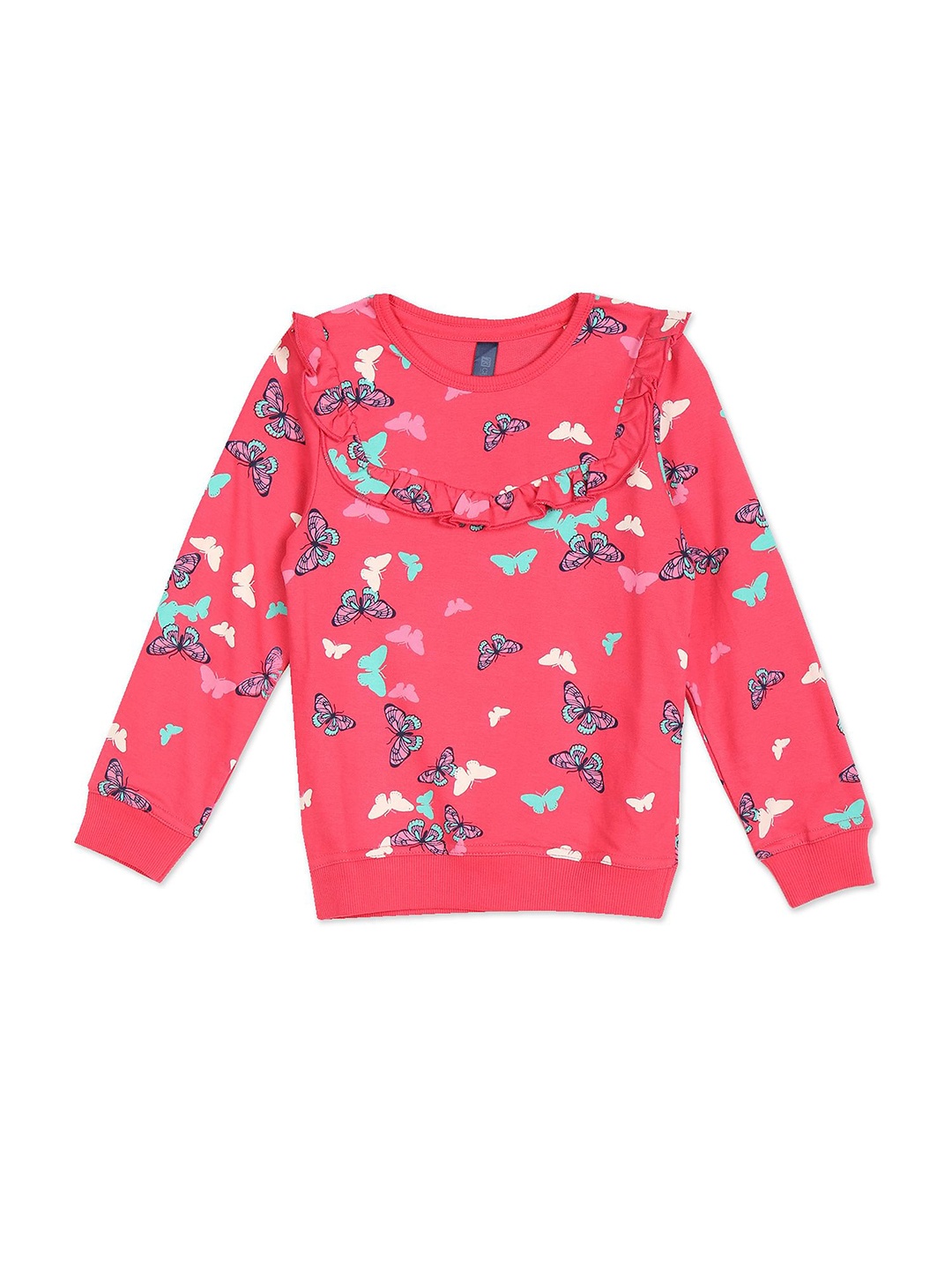 

Cherokee Girls Pink Printed Sweatshirt