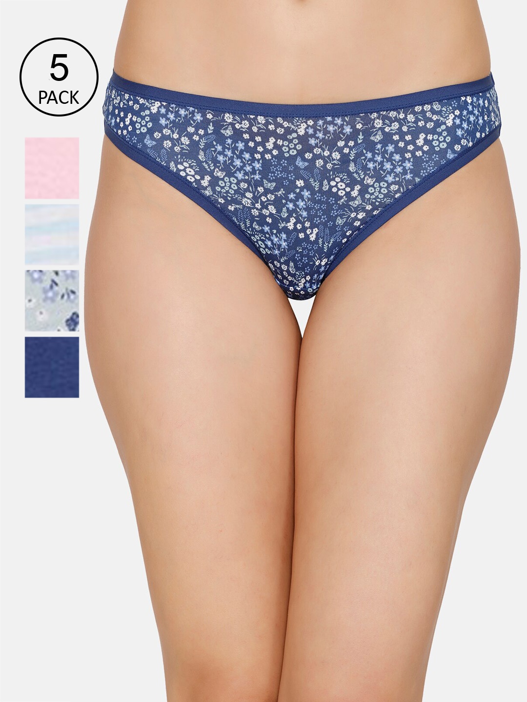 

every de by amante Women Pack Of 5 Assorted Bikini Briefs