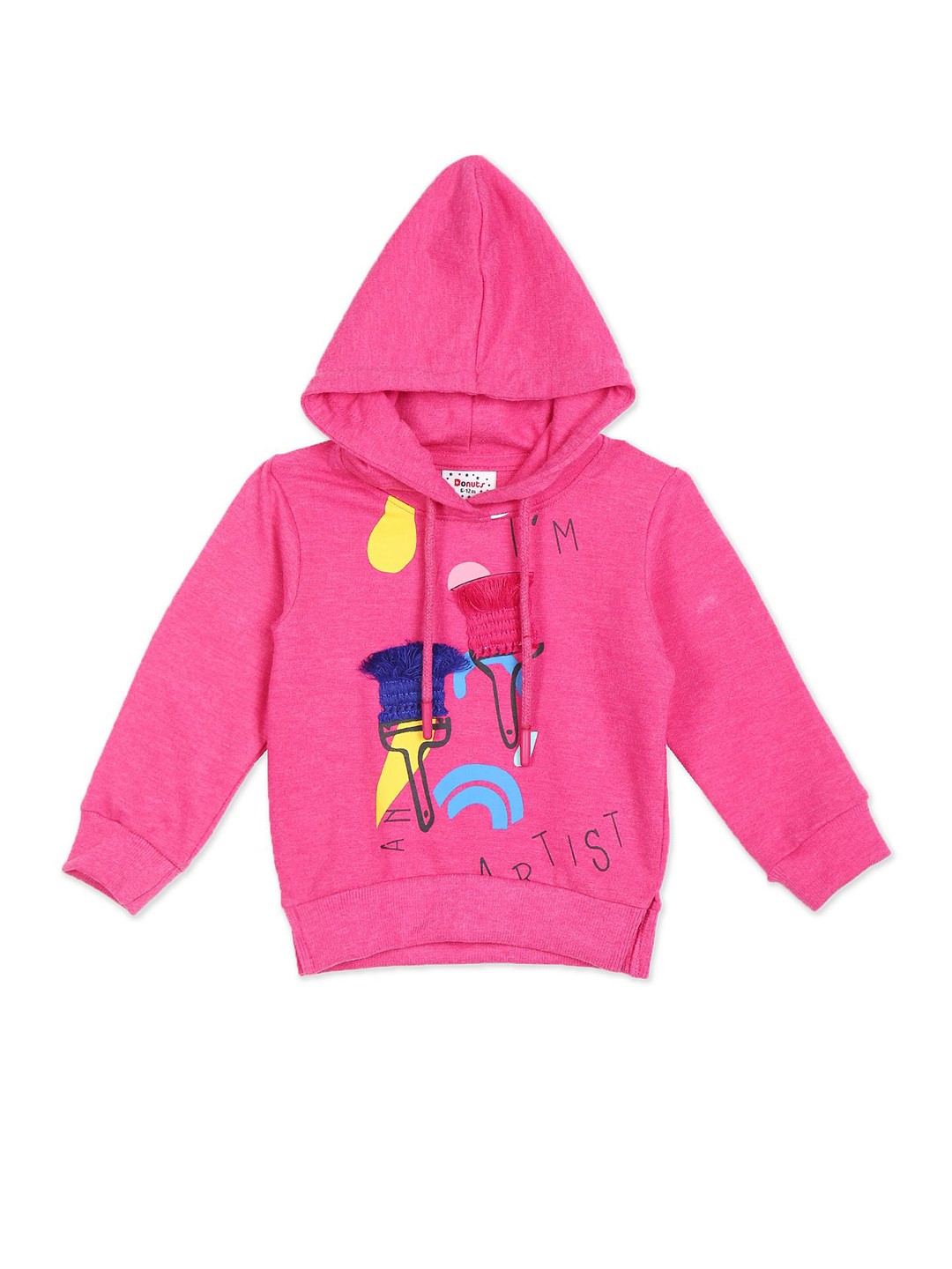 

Donuts Girls Pink Graphic Printed Sweatshirt