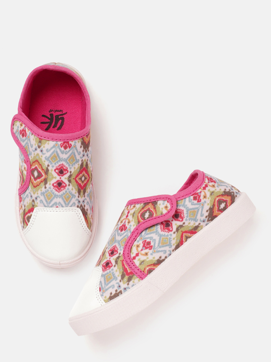 

YK Girls Printed Sneakers, Multi
