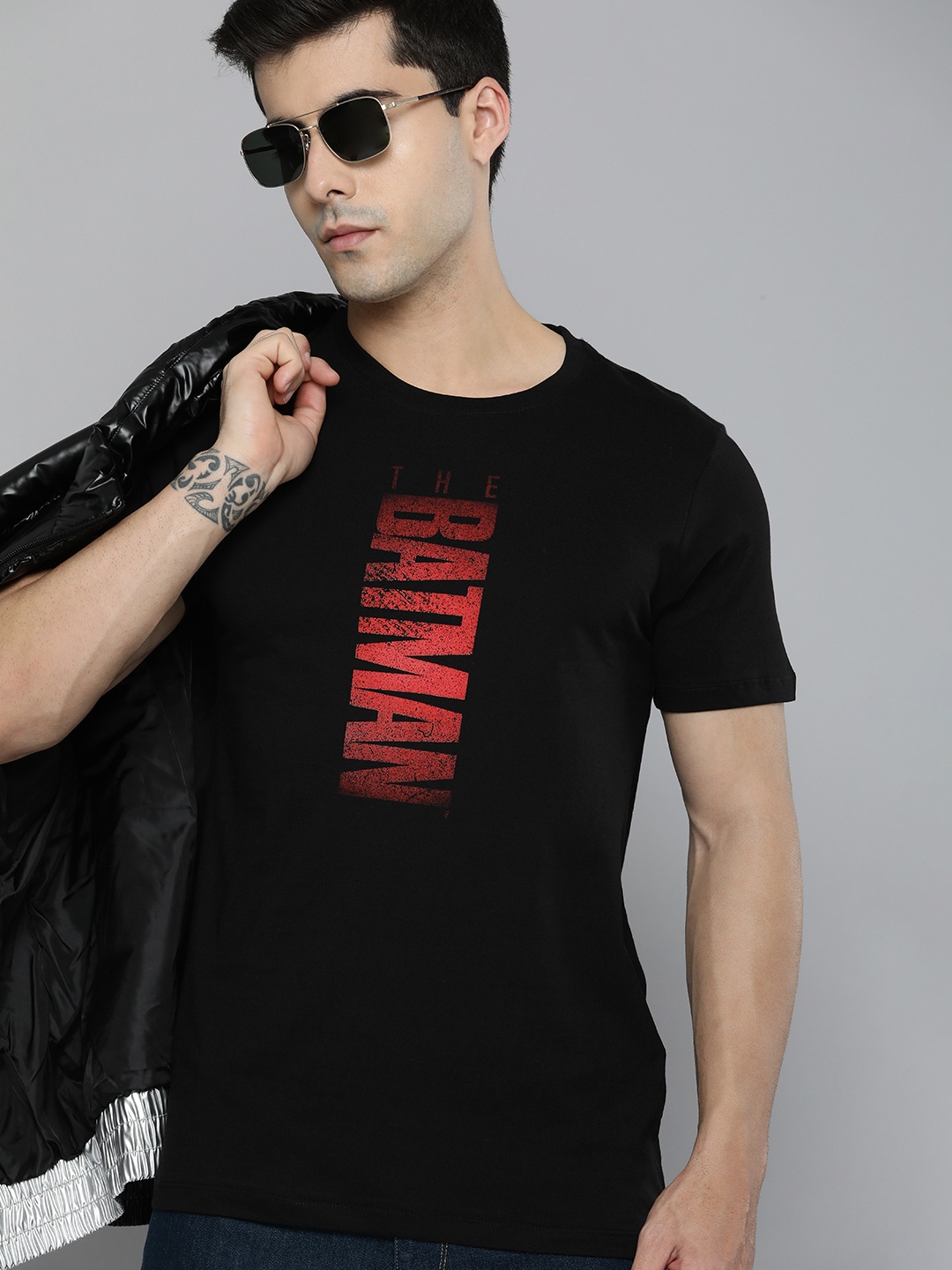 

Kook N Keech Batman Unisex Black & Red Printed Pure Cotton T-shirt