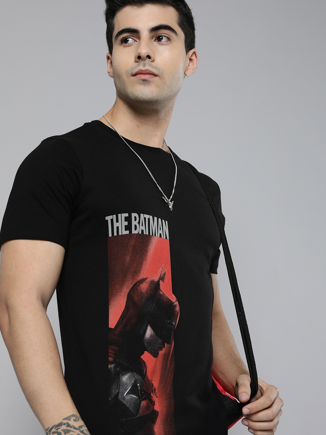 

Kook N Keech Batman Unisex Black & Red Batman Printed Pure Cotton T-shirt