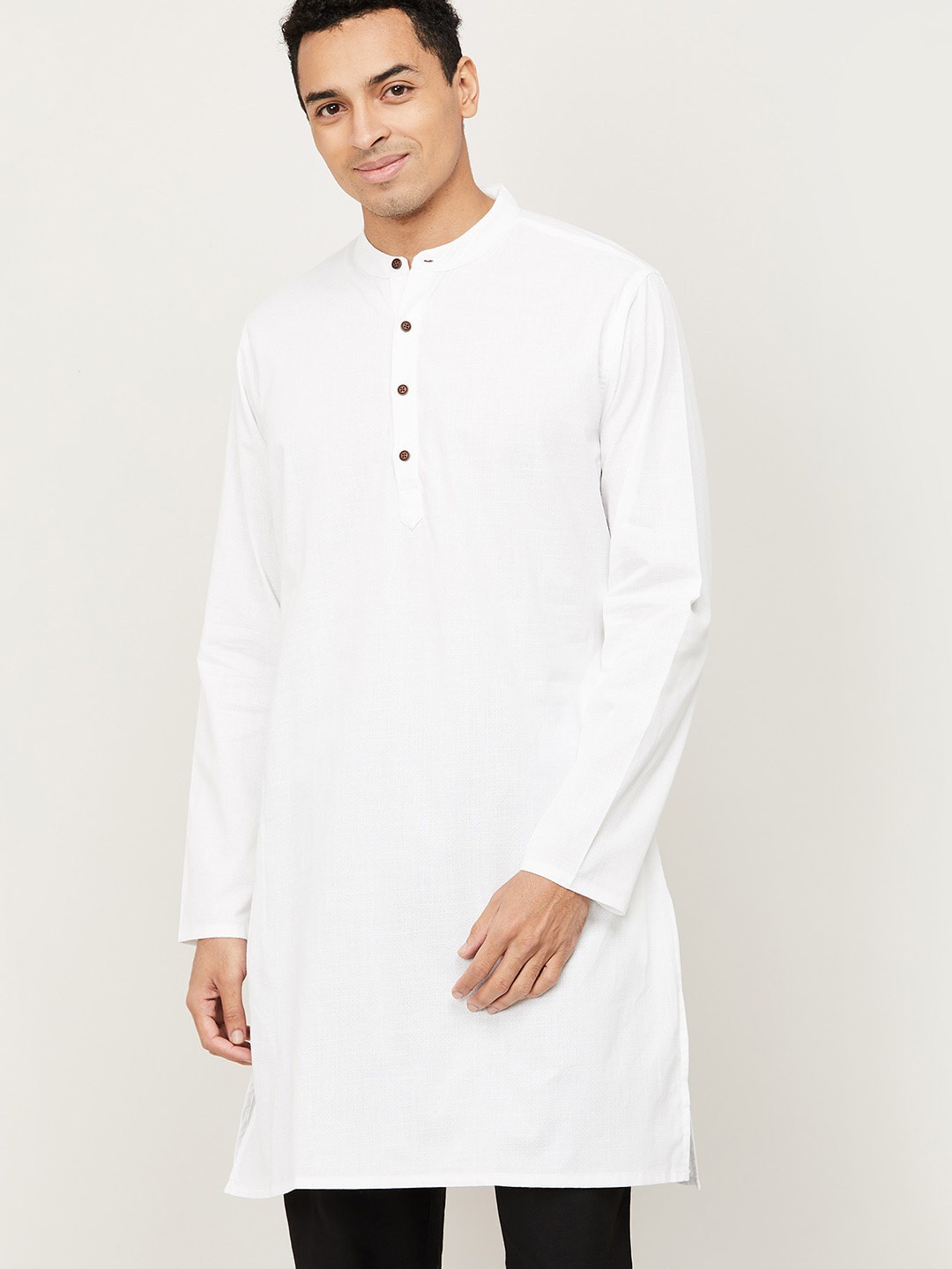 

Melange by Lifestyle Men White Chikankari Kurta