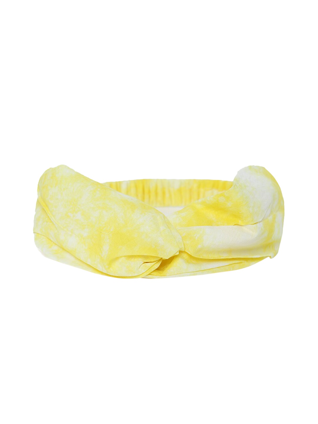 

Tiber Taber Girls Yellow Tie Dye Twist Knot Headband