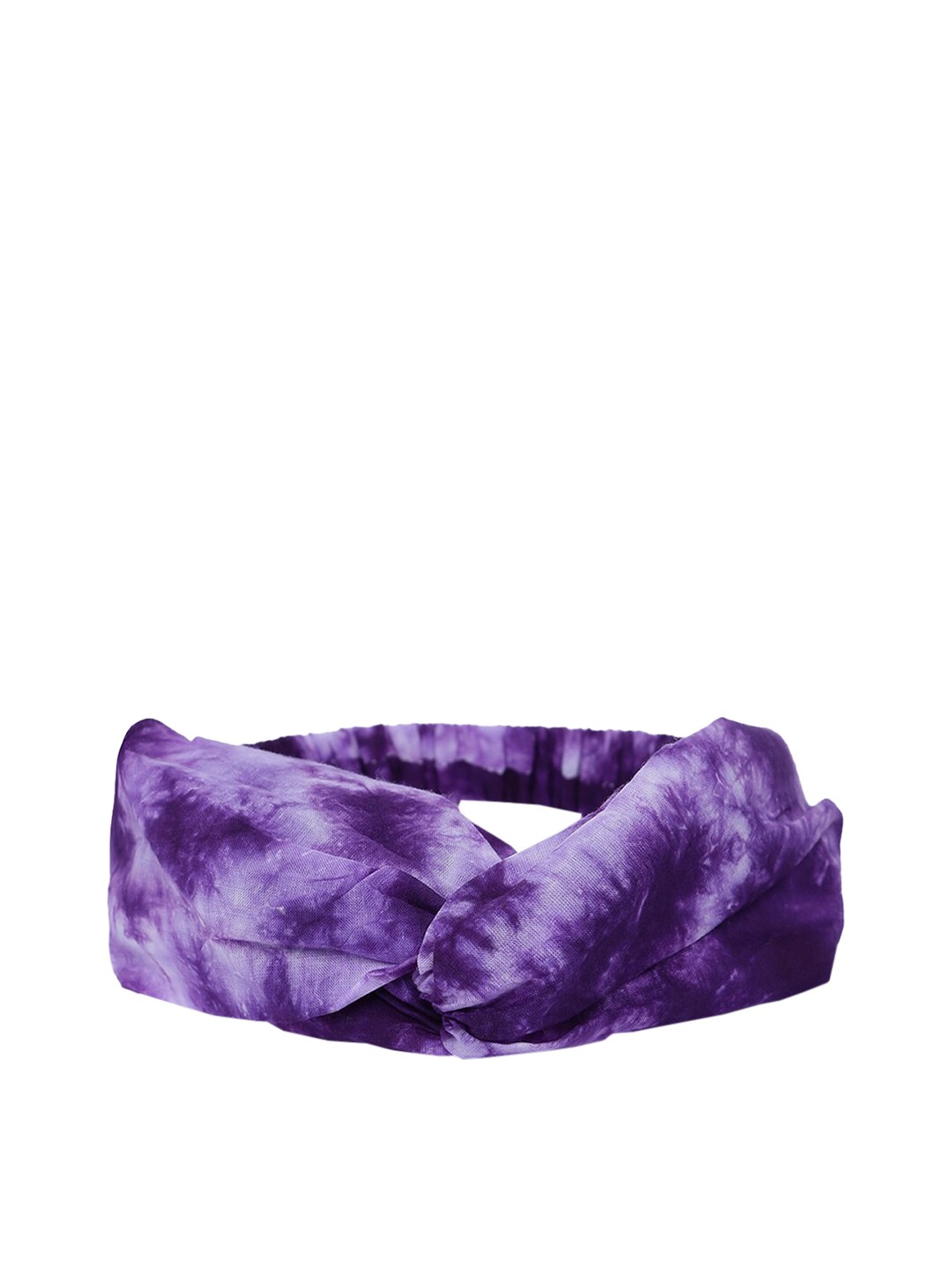

Tiber Taber Girls Purple Printed Pure Cotton Headband