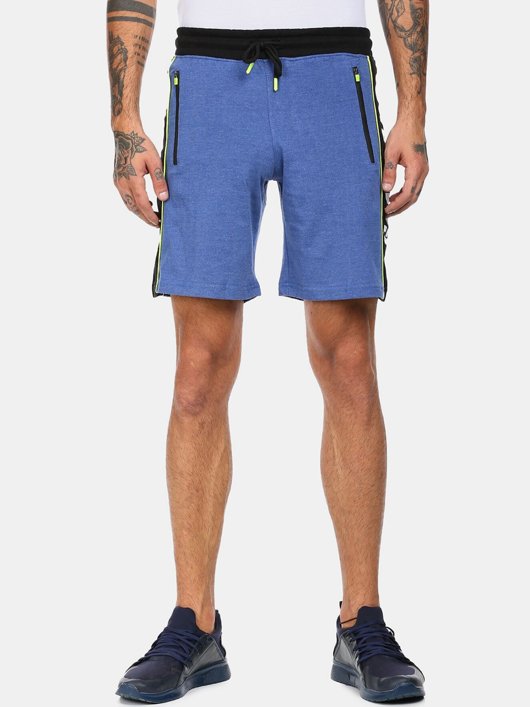 

Colt Men Blue Solid Shorts