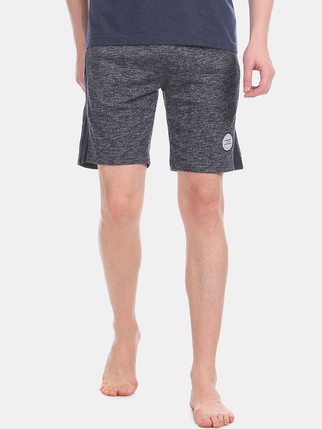 

U S Polo Assn Men Grey Sports Shorts
