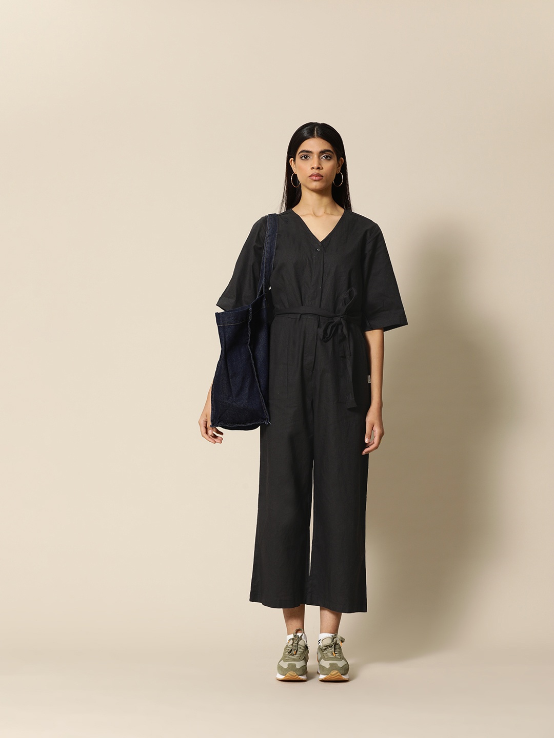 

BOWER Black Basic Jumpsuit