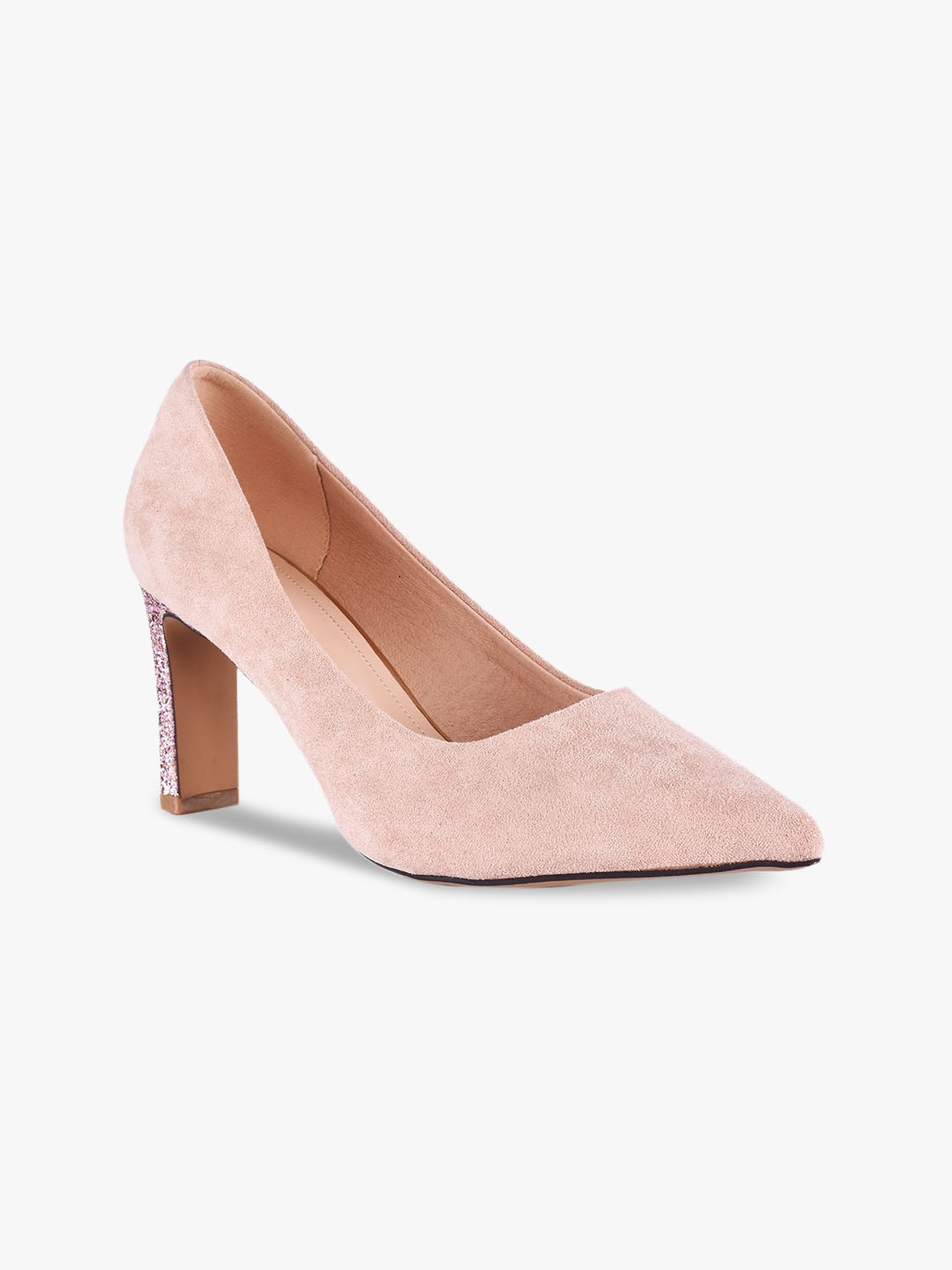 

BuckleUp Pink Block Pumps