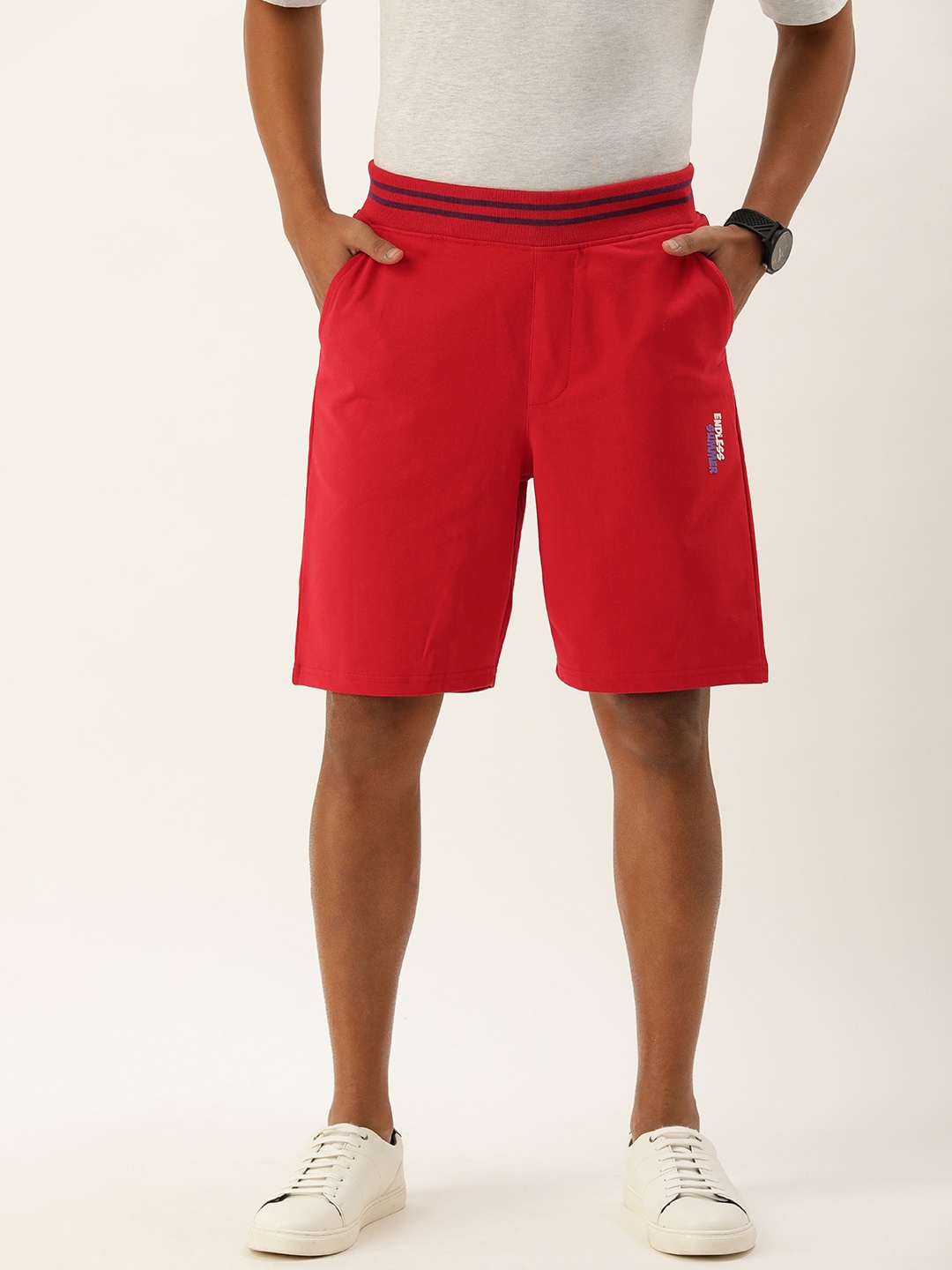 

FOREVER 21 Men Shorts, Red