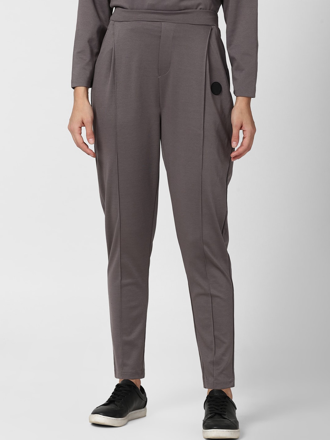 

Van Heusen Woman Women Grey Pleated Trousers