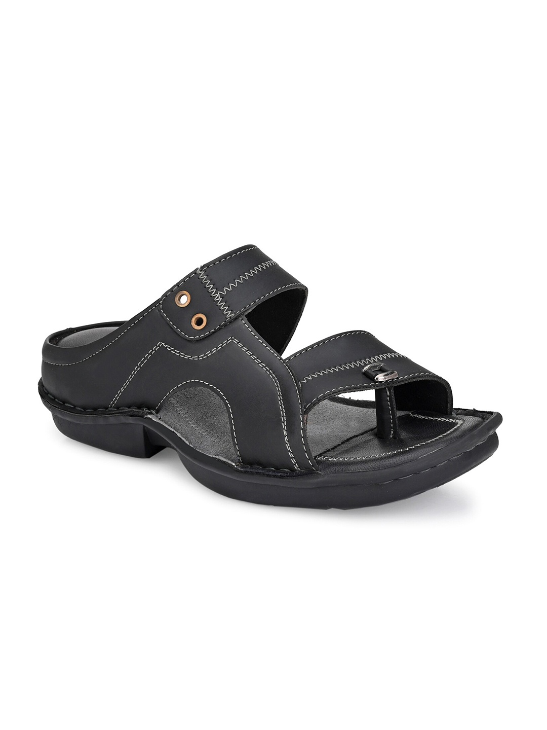 

SOFTIO Men Black Comfort Sandals