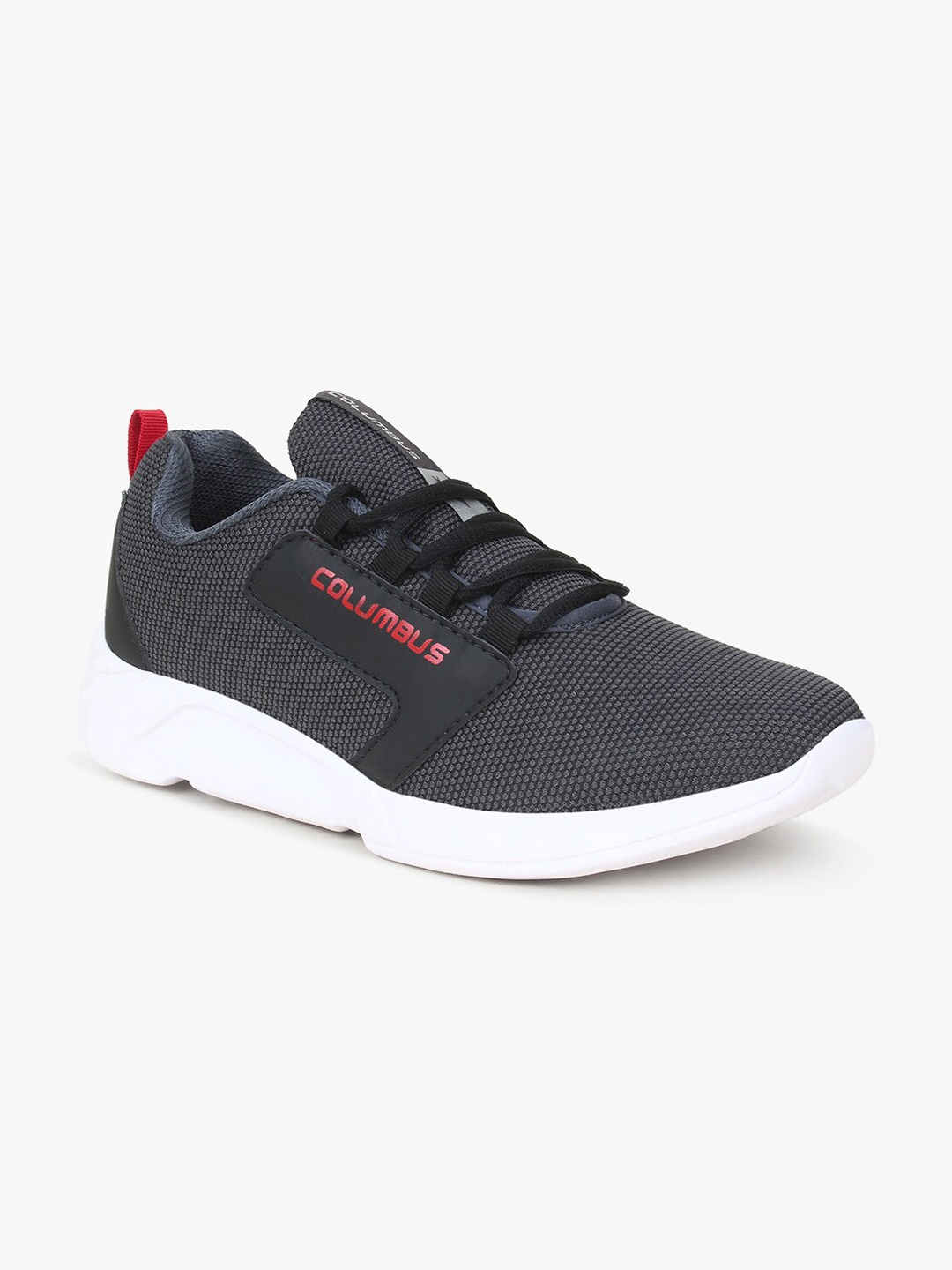 

Columbus Men Grey Mesh Running Shoes