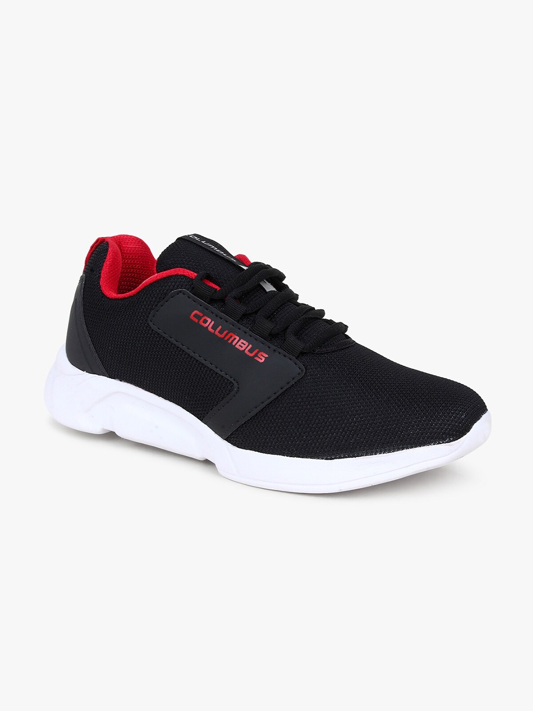 

Columbus Men Black Mesh Running Sports Shoes