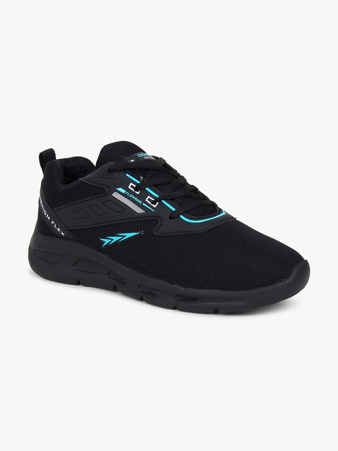 

Columbus Men Black Mesh Running Non-Marking Shoes