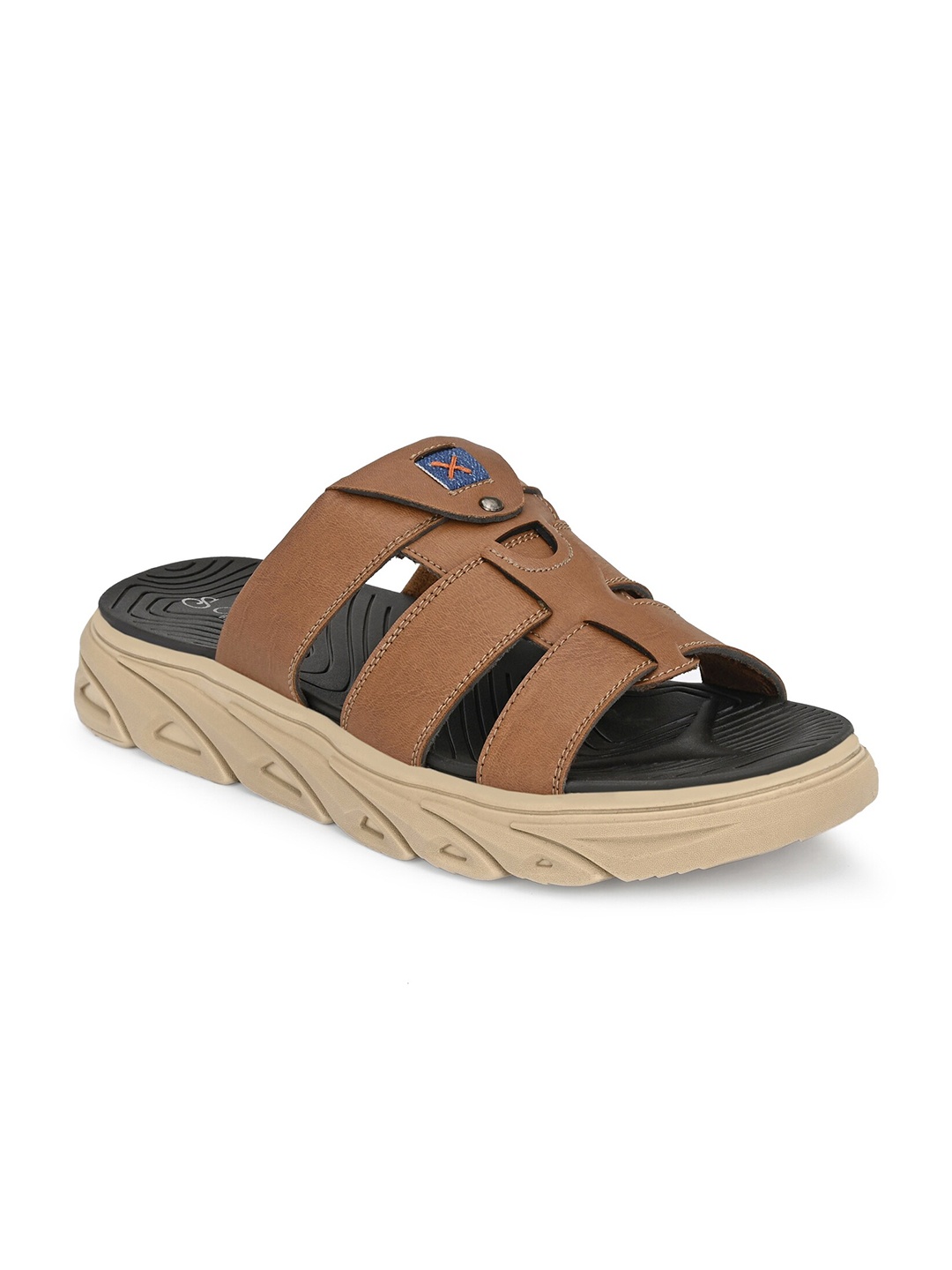 

SOFTIO Men Tan Comfort Sandals