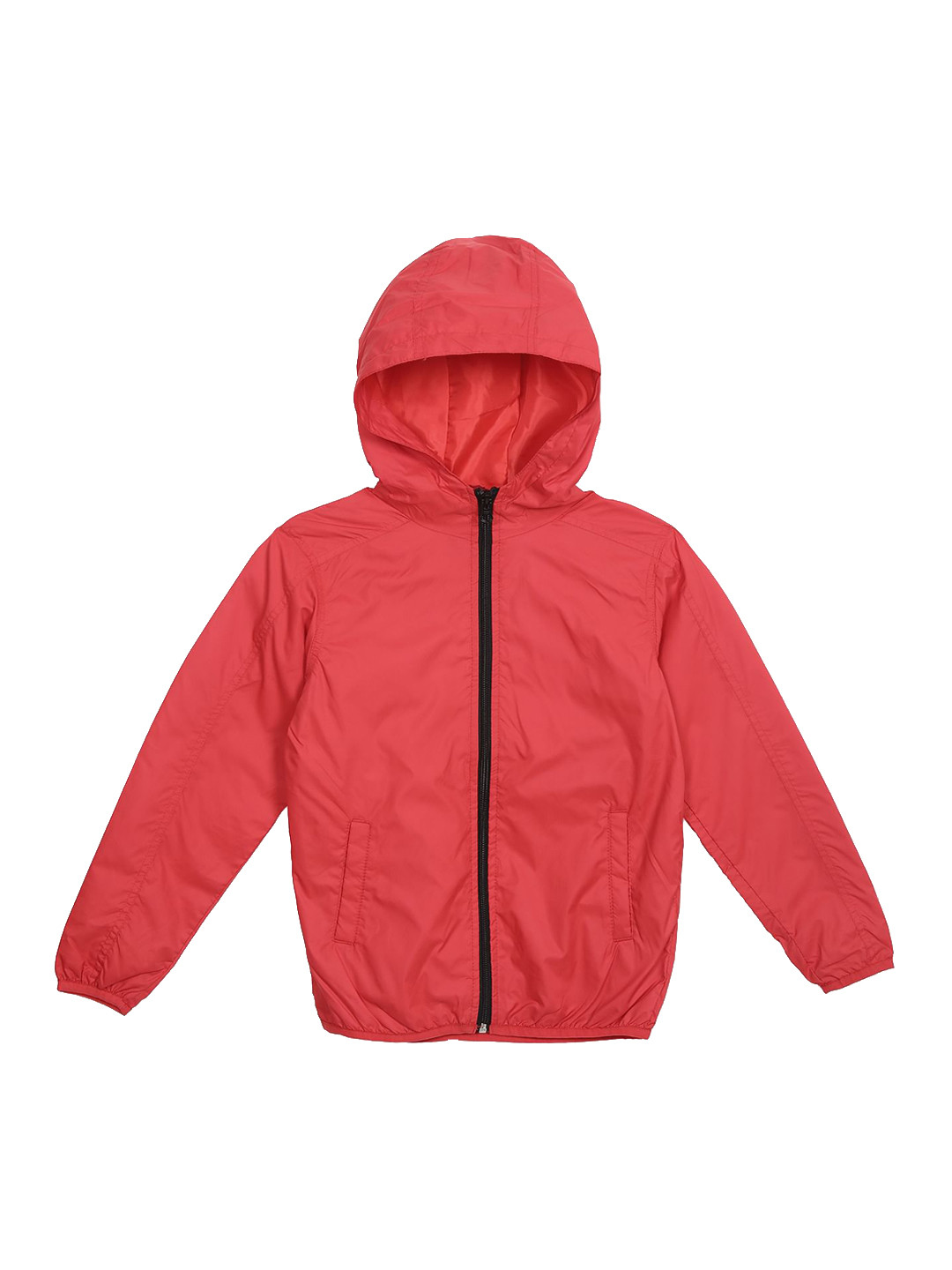 

Donuts Boys Red Hooded Biker Jacket