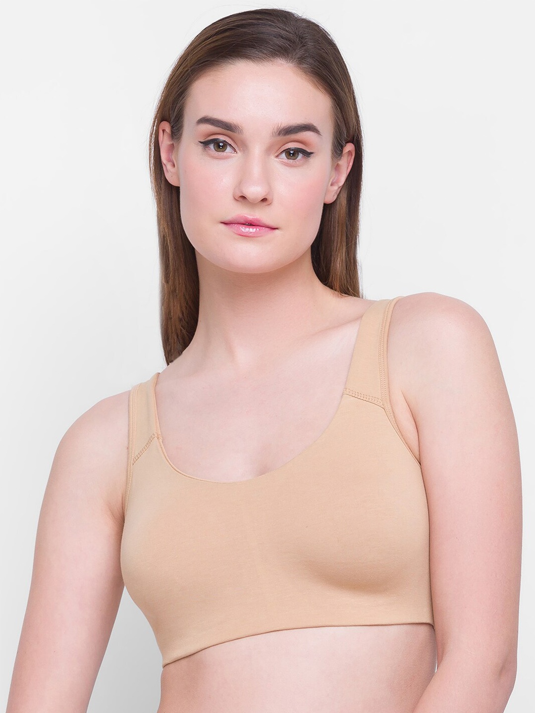 

Candyskin Nude Solis Removable Padded Wirefree Sports Bra