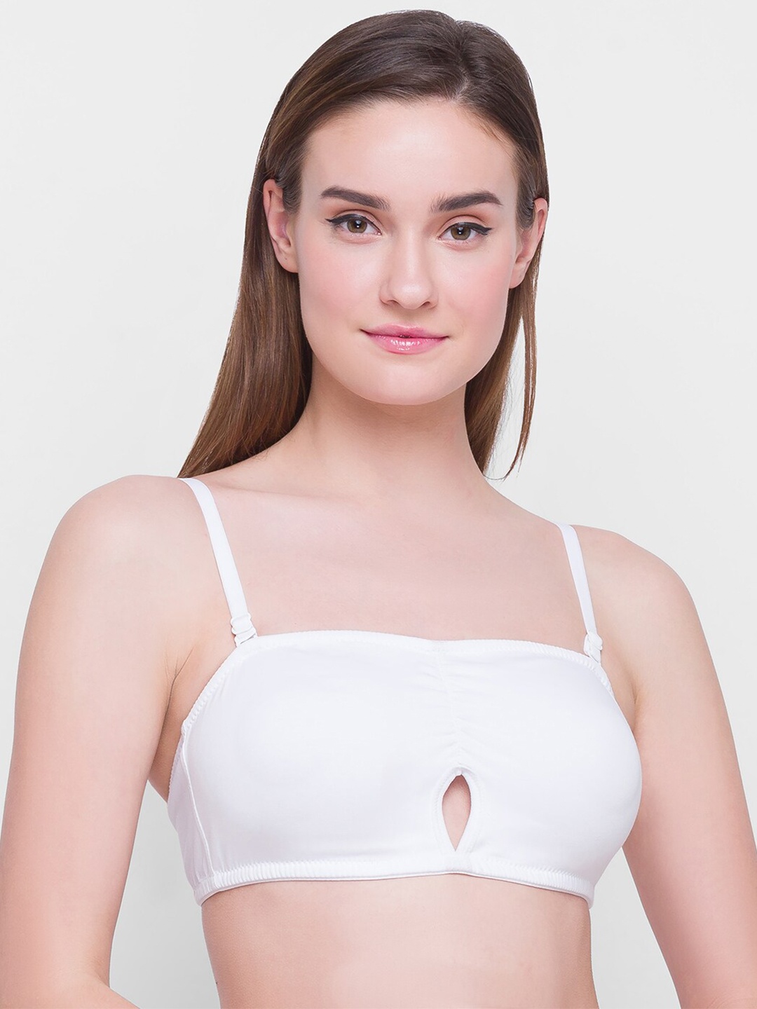 

Candyskin White Solid Non-Padded Full Coverage Cotton Dry Fit Everyday Bra