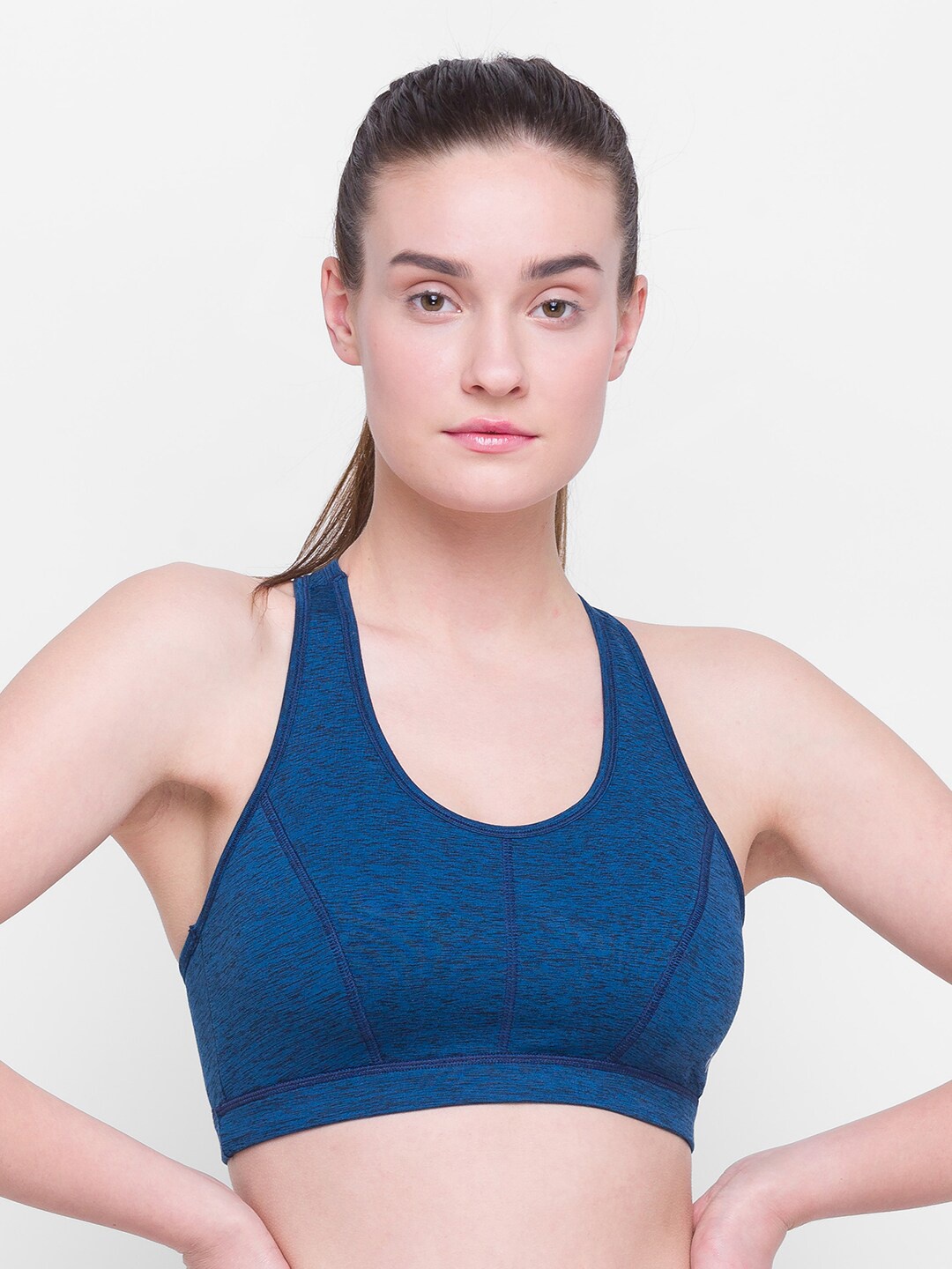

Candyskin Navy Blue Removable Padded Sports Bra