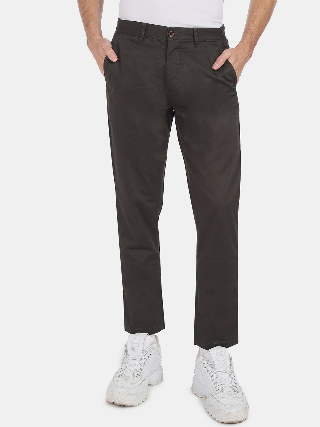 

Arrow Sport Men Brown Regular Fit Trousers